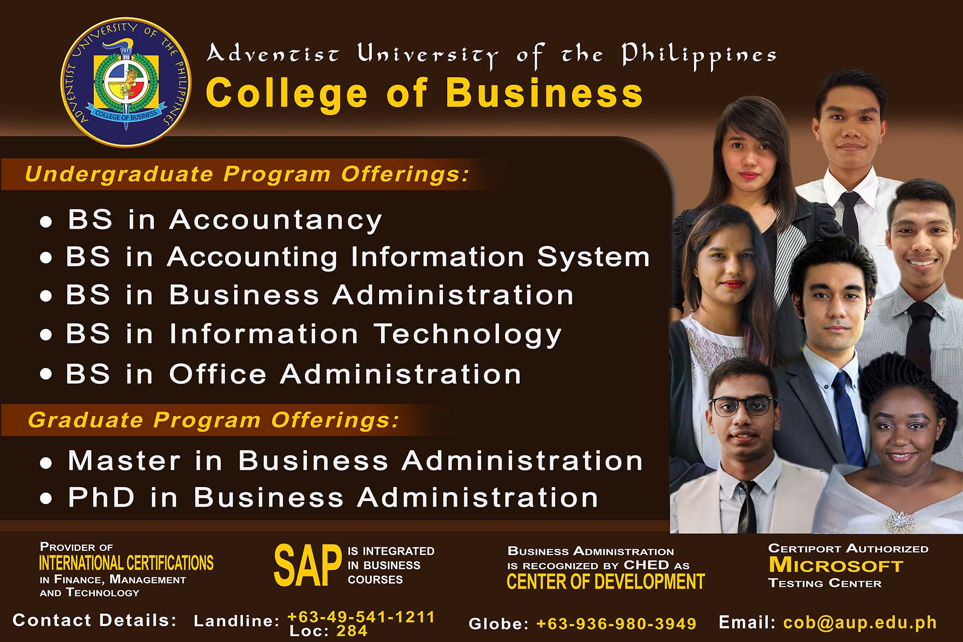 College Of Business Adventist University Of The Philippines