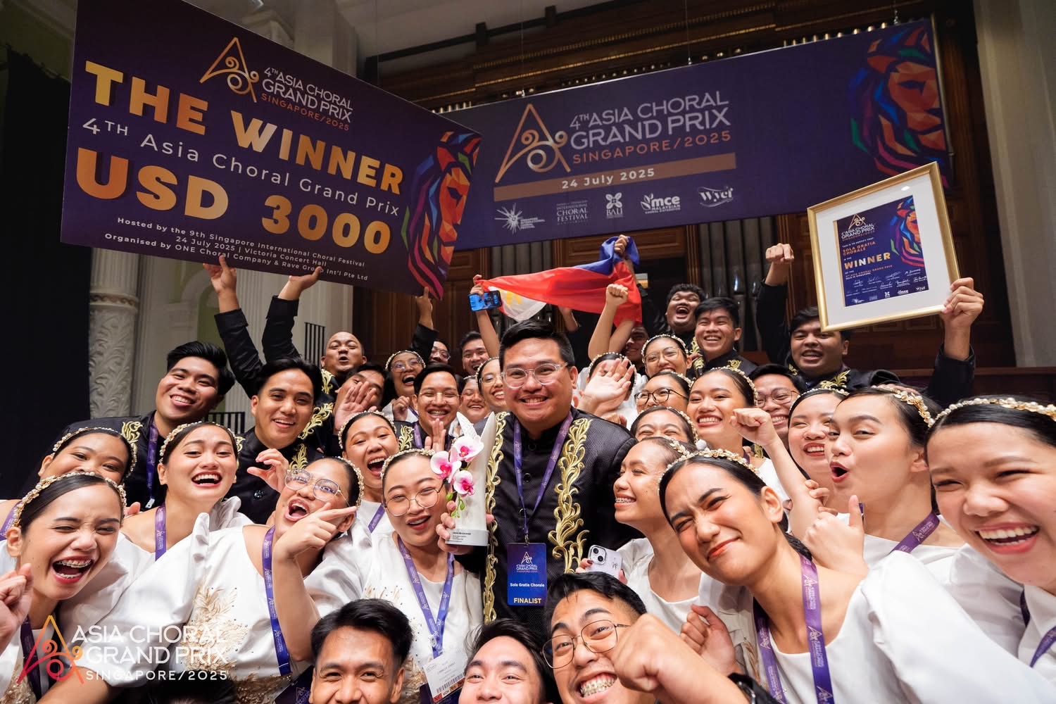 Sola Gratia Chorale Wins the 4th Asia Choral Grand Prix, Testifies to God’s Grace Through Music