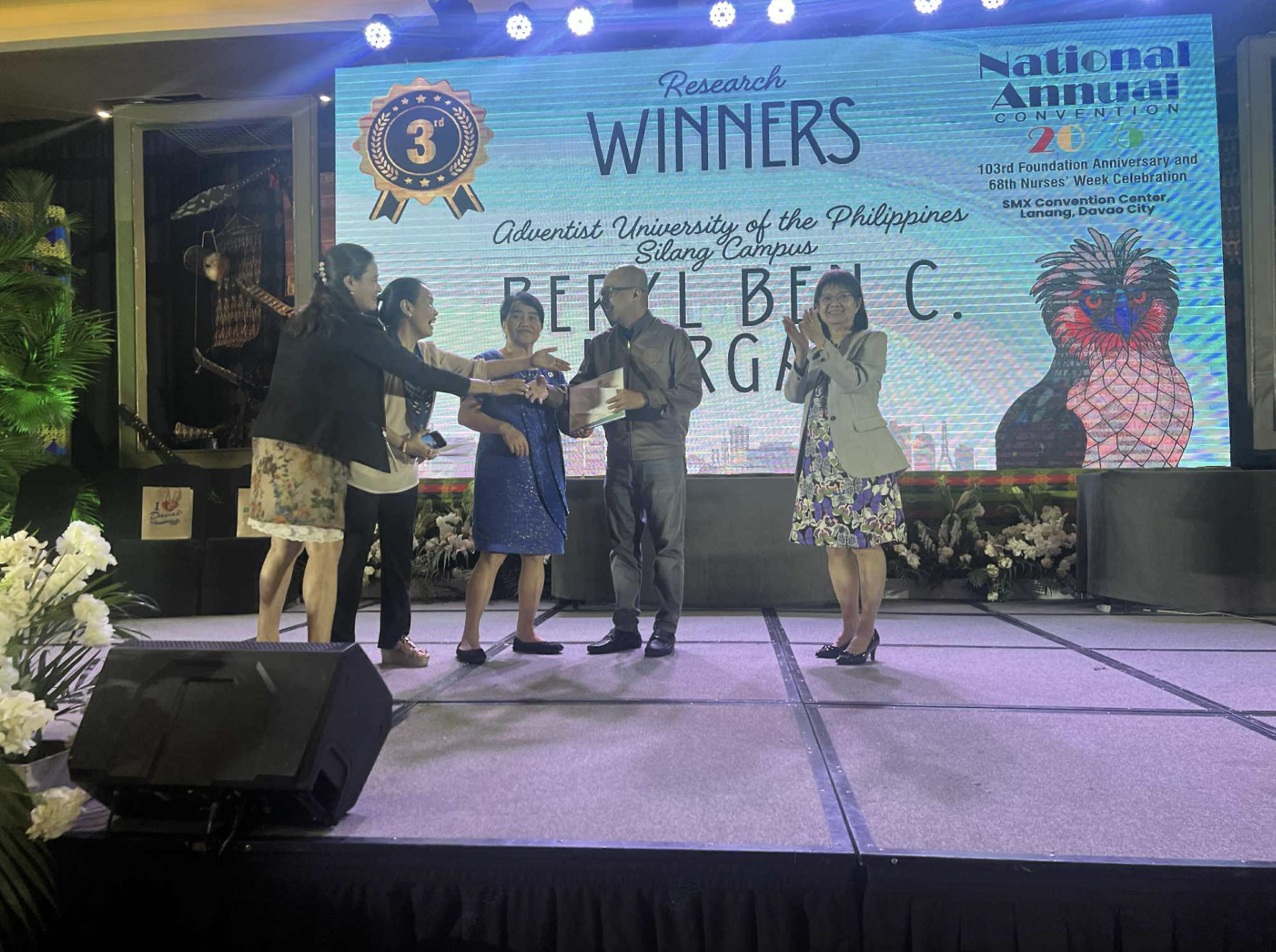 CON Wins 3rd in National Research Poster