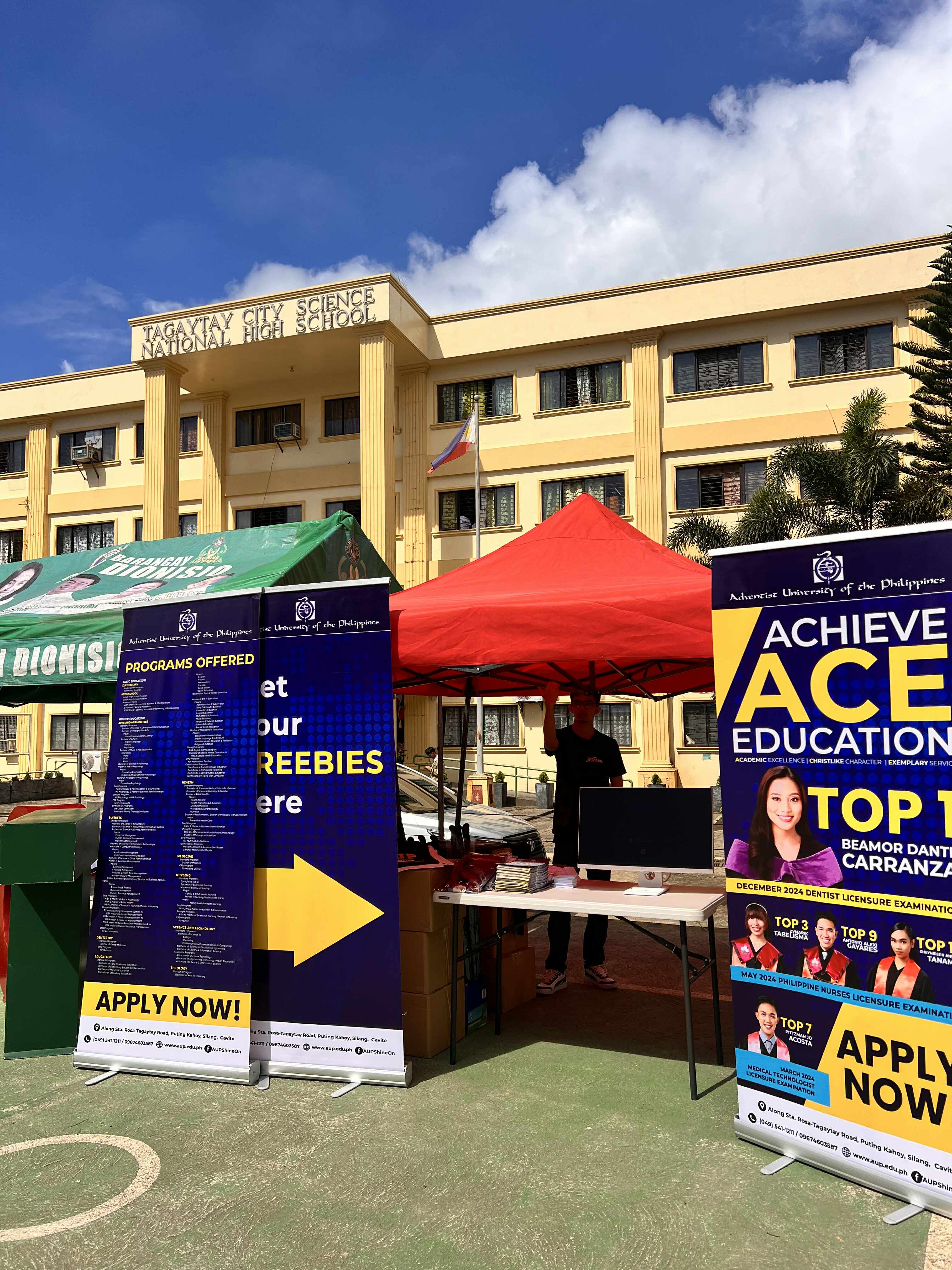 AUP Promotes Adventist Education at Don Jose Integrated High School