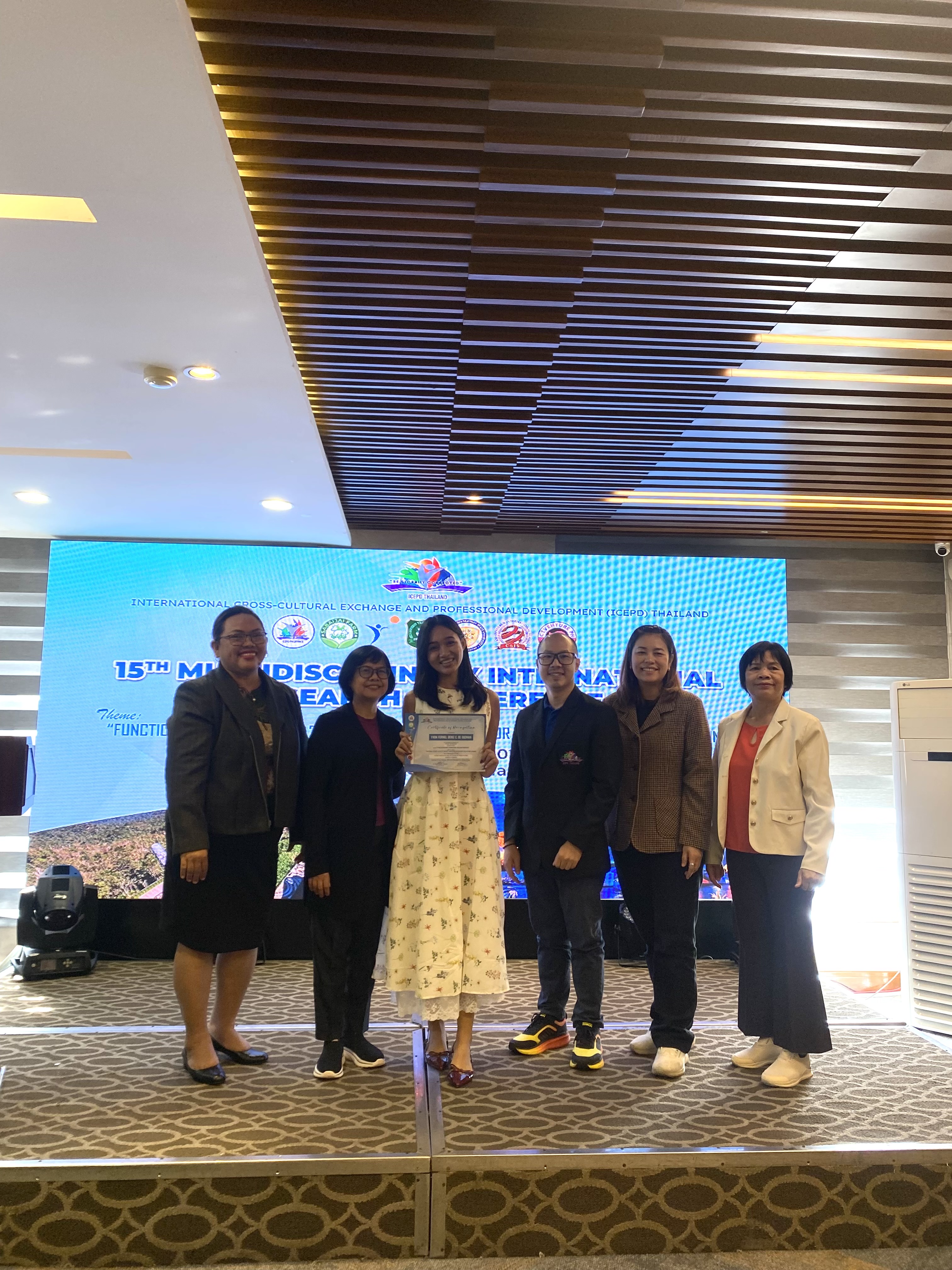 De Guzman Earns Top Honors at International Research Conference in Vietnam
