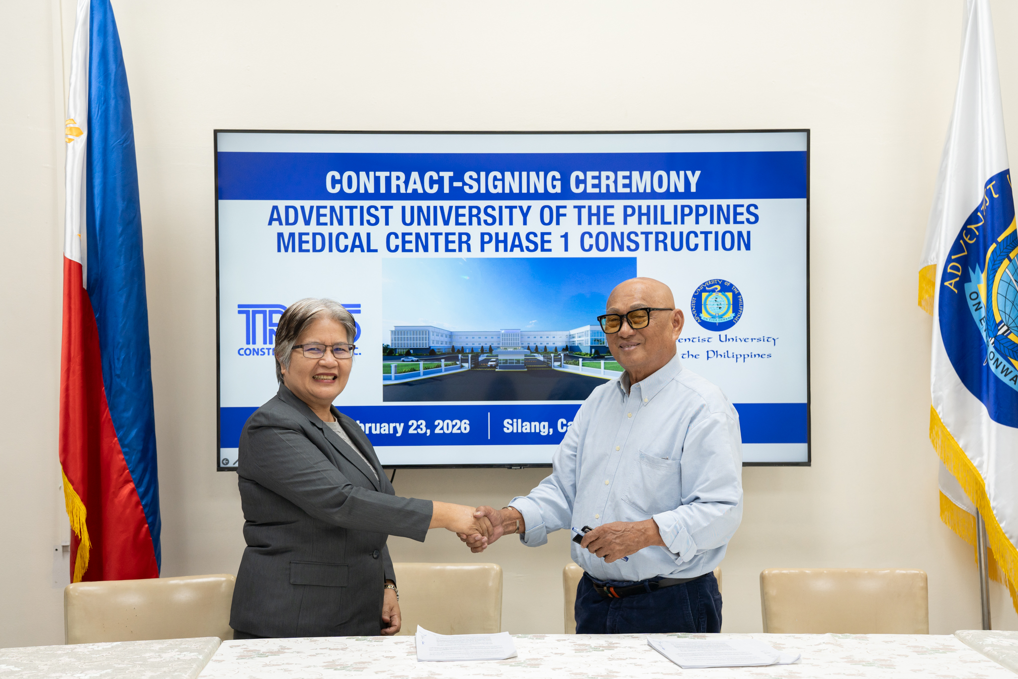 AUP Signs Contract for Medical Center Phase 1 Construction