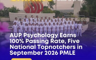 AUP Psychology Earns 100% Passing Rate, Five National Topnotchers in September 2026 PMLE